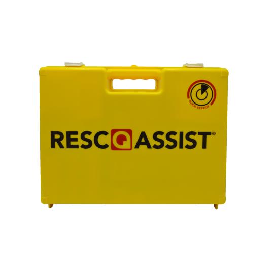 Verbandkoffer A Resc-Q-Assist Q100 geel (gevuld)